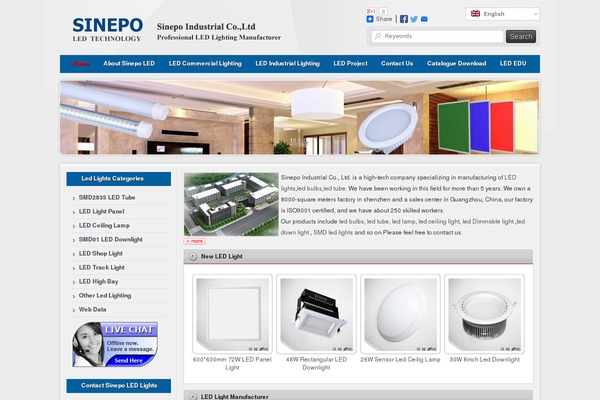 sinepo.com site used Wptradea-en