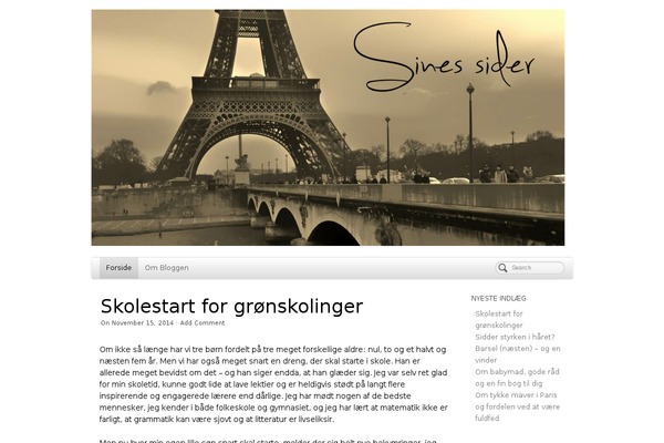 WordPress website example screenshot