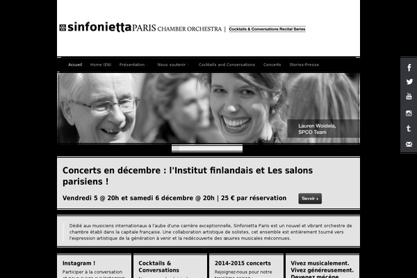 sinfoniettaparis.org site used PageLines