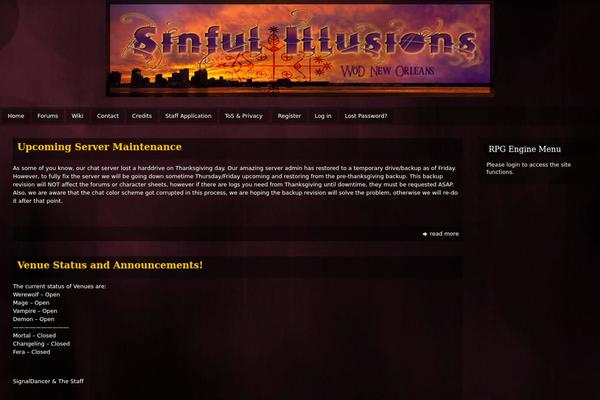 Motion theme site design template sample