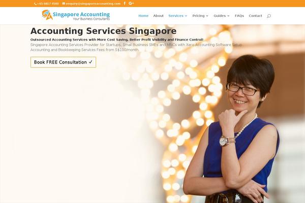WordPress website example screenshot