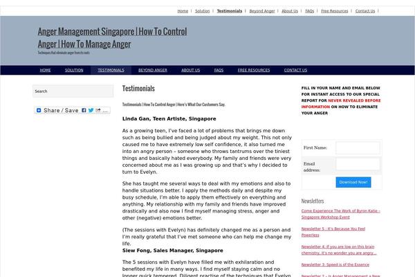 singaporeangermanagement.com site used Campress
