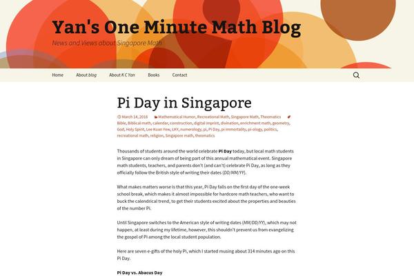 Twenty Thirteen theme site design template sample