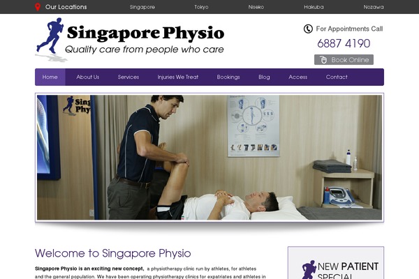 singaporephysio.com site used Tokyo