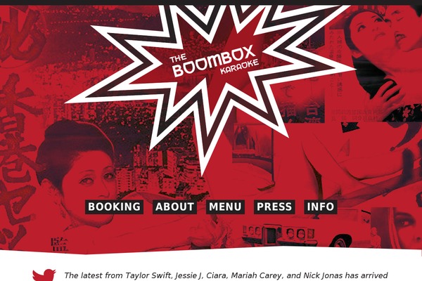 BoomBox theme site design template sample