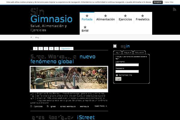 singimnasio.com site used Montezuma