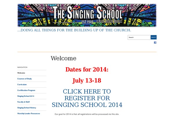 singingschool.org site used Longriver