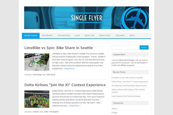 WordPress website example screenshot