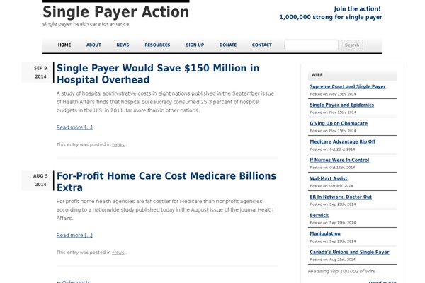 WordPress website example screenshot