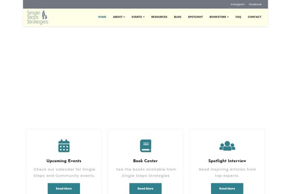 singlestepsstrategies.com site used Yoga-pro