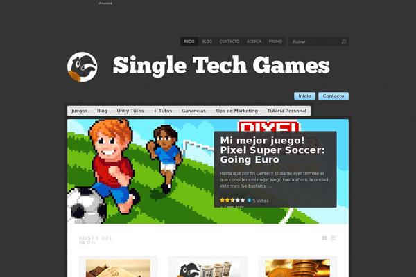 singletechgames.com site used Corner