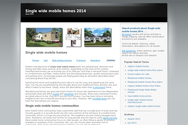 WordPress website example screenshot