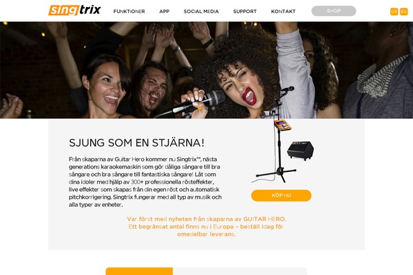 singtrix.se site used Singtrix1