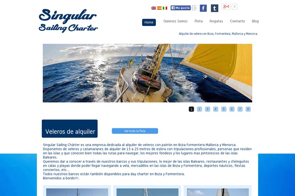 singularsailingcharter.com site used Charter