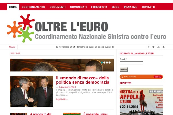 sinistracontroeuro.it site used Fastnews-1.0.0