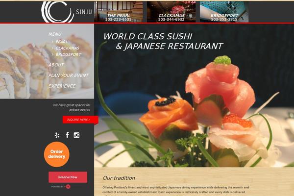 sinjurestaurant.com site used Sinju-sushi