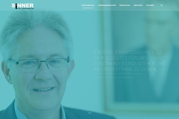 Enfold theme site design template sample