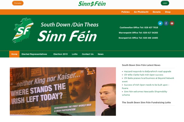 WordPress website example screenshot