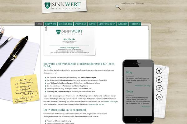 sinnwert-marketing.de site used Pwle-cp