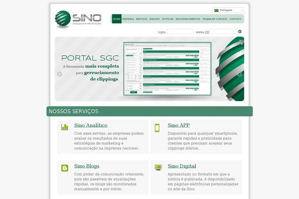 sino.inf.br site used Sino