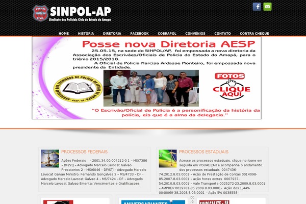 sinpol-ap.com.br site used Site14