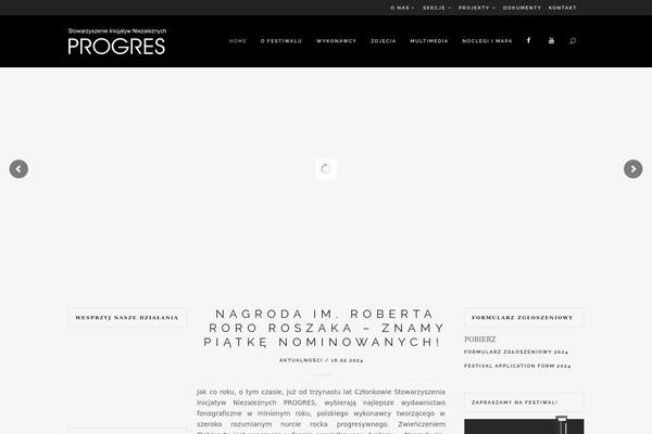 WordPress website example screenshot