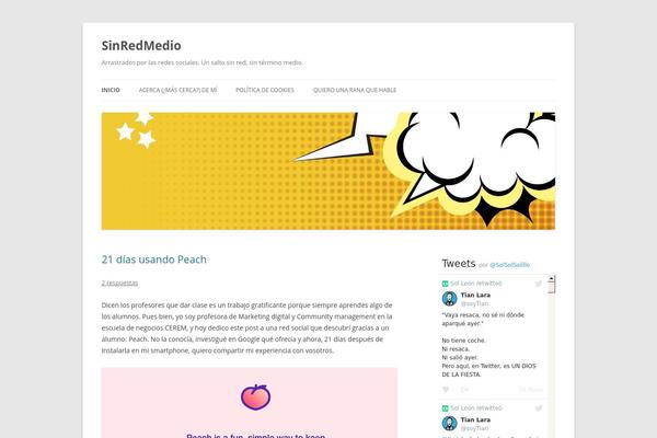 Twenty Twelve theme site design template sample