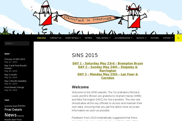 sins.org.uk site used Twentyfourteen-sinschild