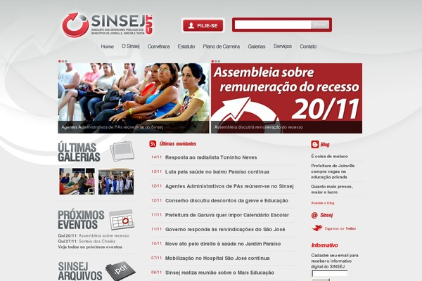 sinsej.org.br site used Sinsej