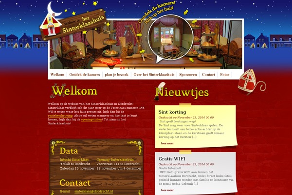 sinterklaashuis.nl site used Sinterklaashuis
