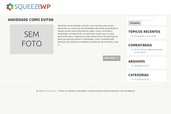 WordPress website example screenshot