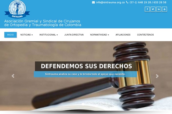 WordPress website example screenshot