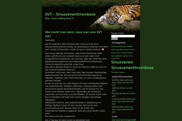 sinusvenenthrombose.com site used Bp-sleepytiger