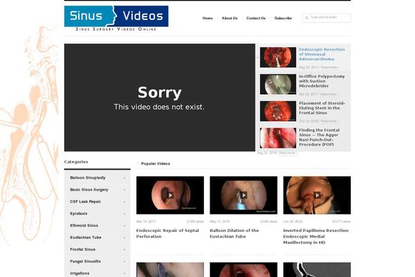 sinusvideos.com site used VideoPro