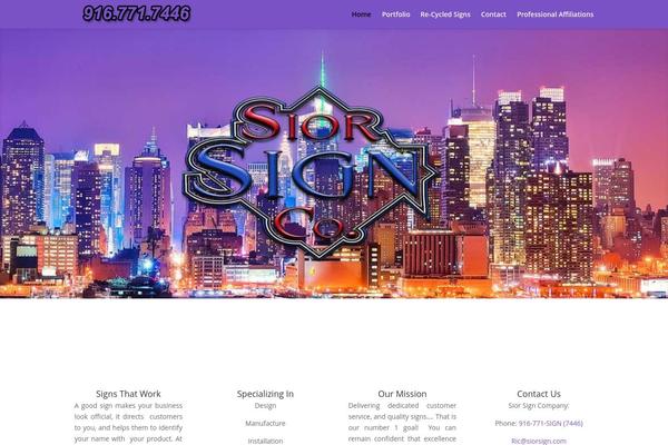 WordPress website example screenshot