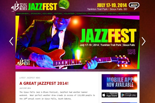 siouxfallsjazzfest.com site used Jazzfest2016