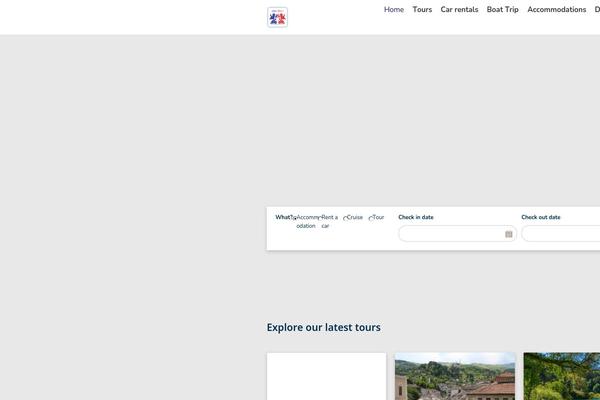 BookYourTravel theme site design template sample