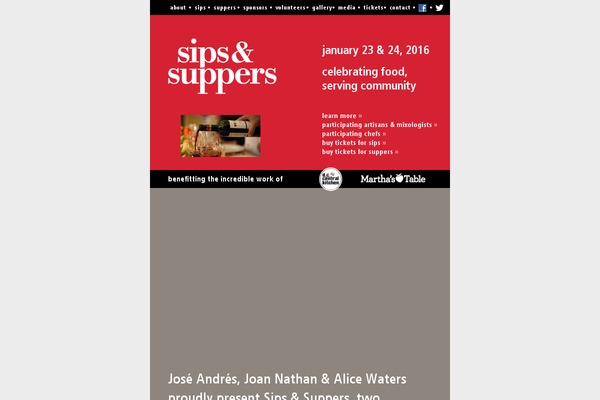 sipsandsuppers.org site used Sipsnsuppers