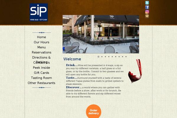 Sip theme site design template sample