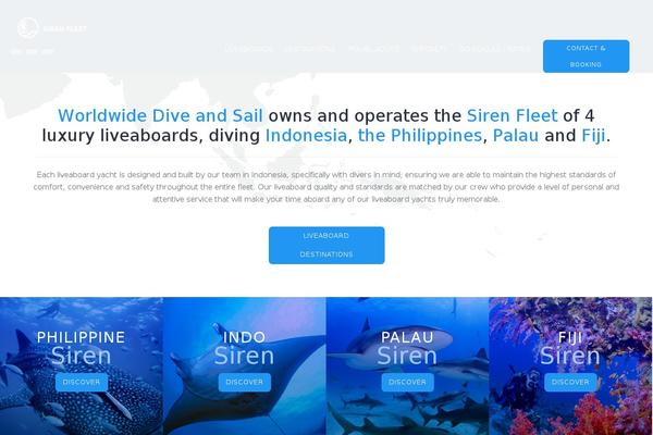 Siren theme site design template sample
