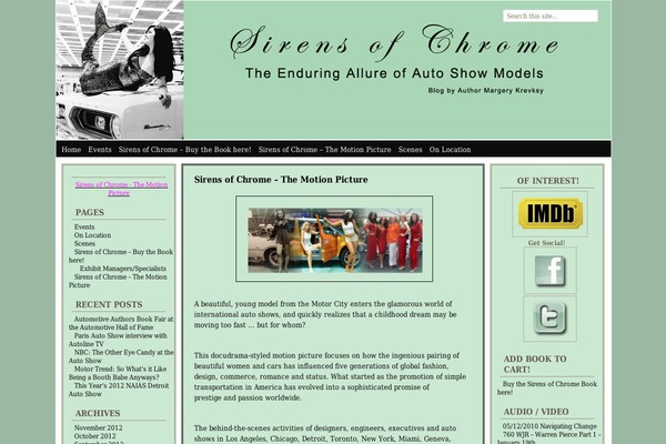 sirensofchrome.com site used Autumn Almanac