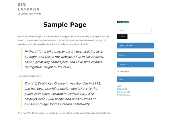 Videoblog theme site design template sample