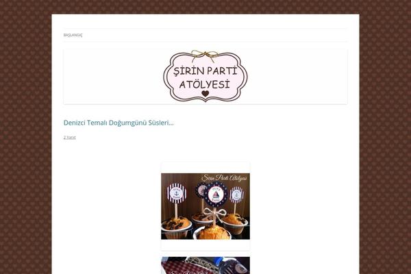 Twenty Twelve theme site design template sample