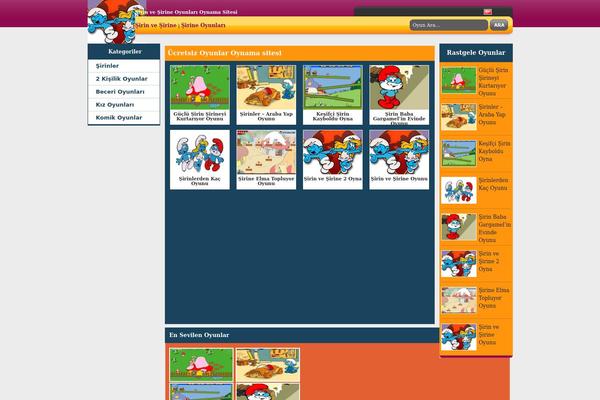 Oyun Kenti theme site design template sample