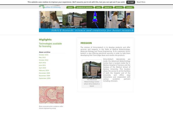 sirius-biotech.com site used Ardmore