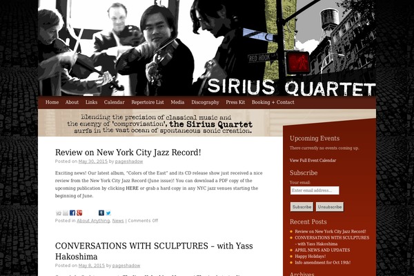 siriusquartet.com site used Siriusquartet