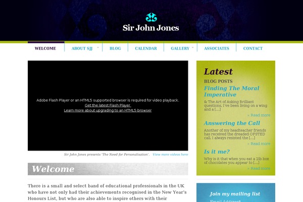 WordPress website example screenshot