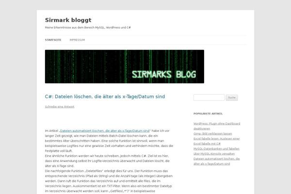WordPress website example screenshot