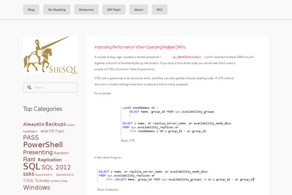 Site using SyntaxHighlighter Evolved plugin