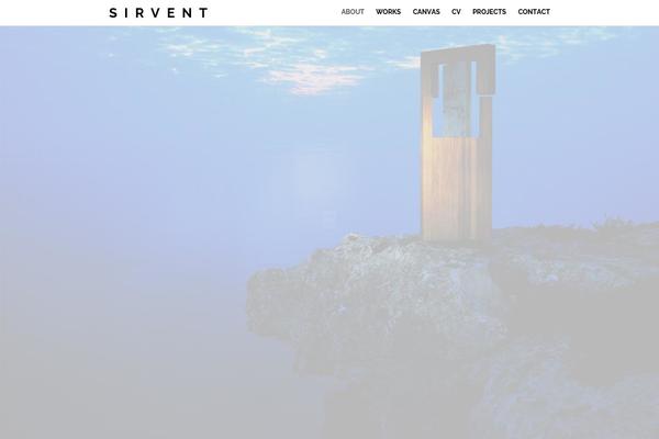 sirvent.com site used Sirvent-theme